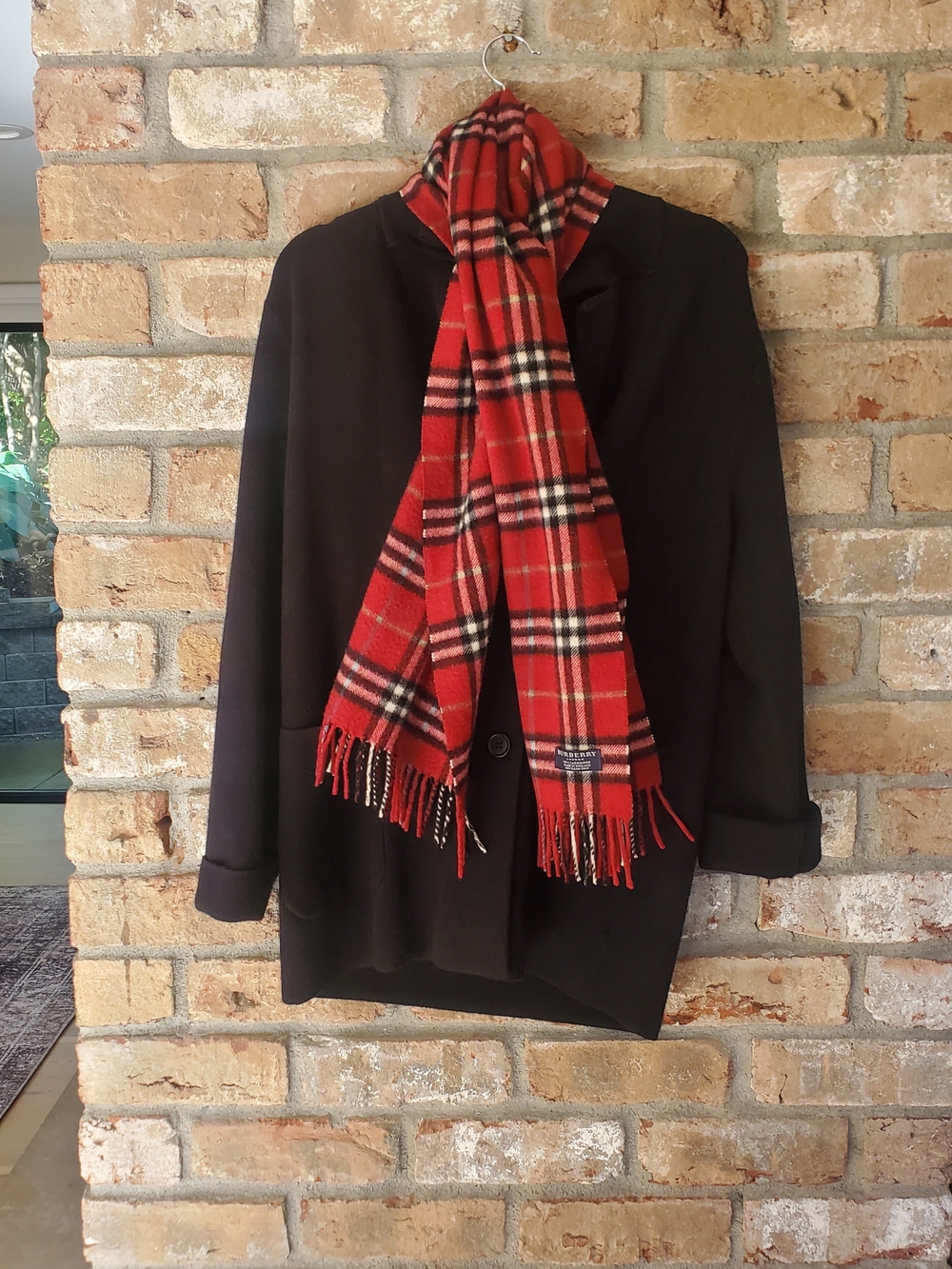 Burberry Check Cashmere Scarf
